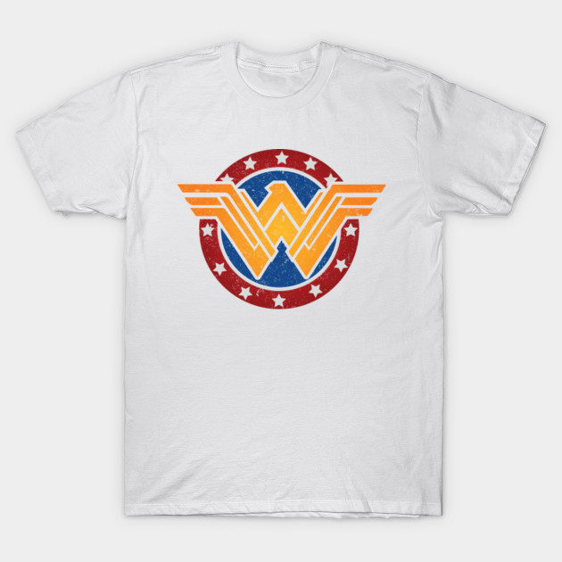 Wonder Woman Modern Classic Mash-Up T-Shirt-TOZ